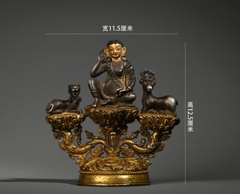 A statue of Venerable Milarepa