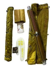 A picture of Su Shi's "Zhiping Post" (with porcelain shaft head)