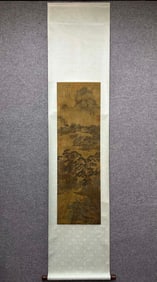 A landscape painting by Qiu Ying