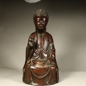 A piece of agarwood in the Qing Dynasty to view the volume