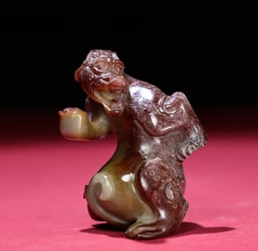 A Han Dynasty jade beast