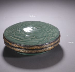 A piece of Song Dynasty Yaozhou kiln lid box
