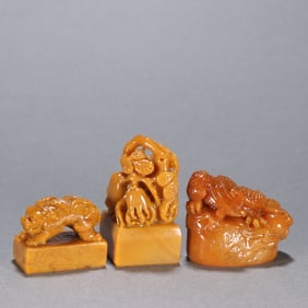 A set of Qing Dynasty Tian Huangshi seals
