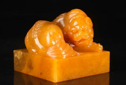 A Qing Dynasty Shoushan Tian Huangshi seal