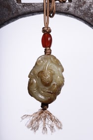 A piece of Hetian jade seed material before the Ming Dynasty