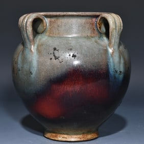 A Song Jun kiln four-series jar