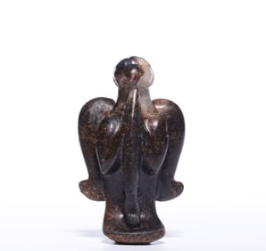 A piece of Hetian jade seed material before the Ming Dynasty was originally skinned by the eagle to