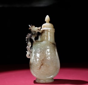 A Han Dynasty seed material mercury Qin high-specification dragon pot