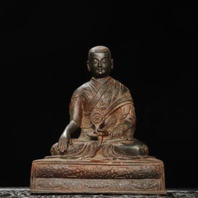 A statue of the Buddha in the Qing Dynasty