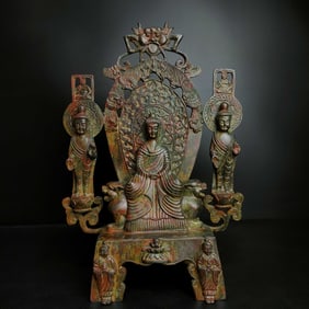 A Northern Wei bench Buddha