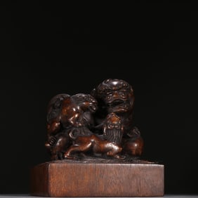 A seal of the agarwood child and mother beast