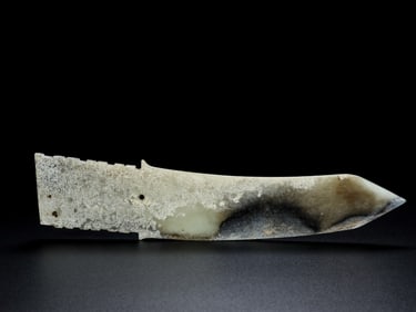 A piece of Han Dynasty jade weapon