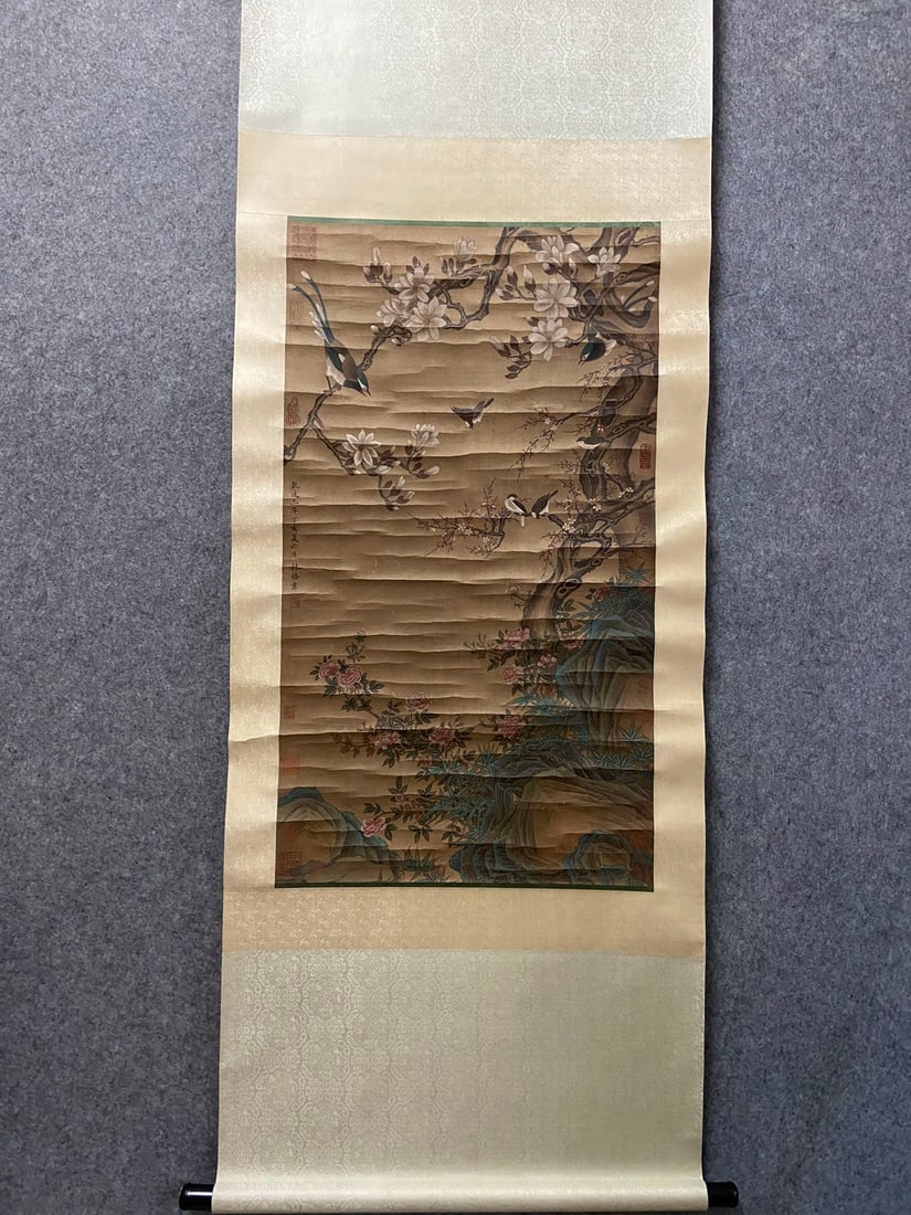 A picture of Lin Chun in the Song Dynasty (flower and bird picture) (1 of 9)