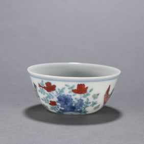 A mingdoucai chicken tank cup