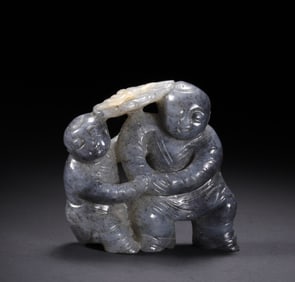 A Ming Dynasty Hetian jade boy