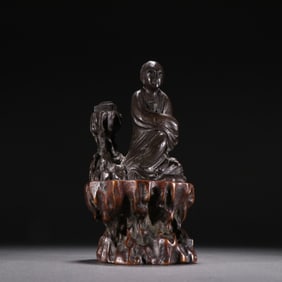 An old agarwood ornament of Guanyin
