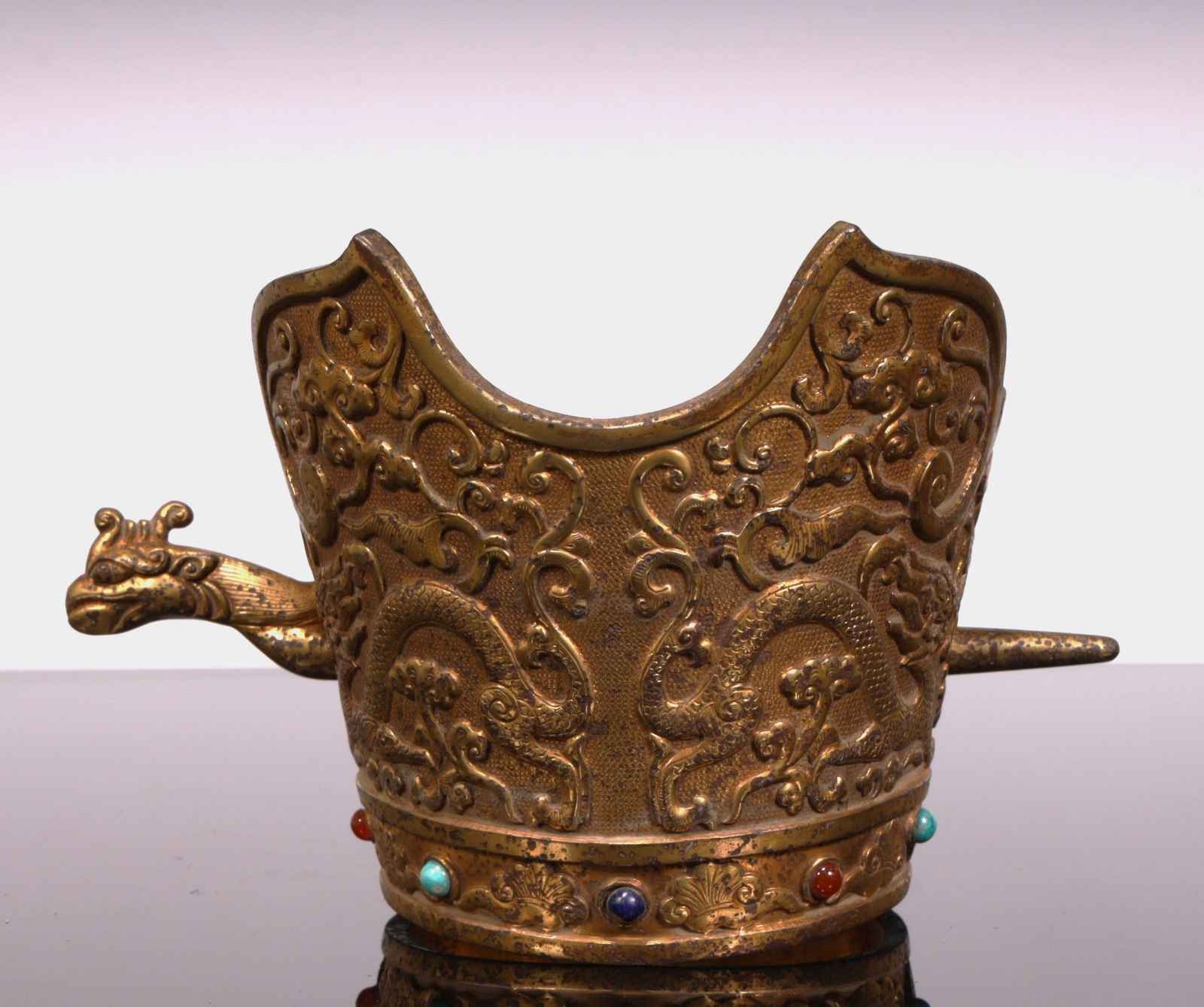 A piece of copper gilt crown (1 of 7)