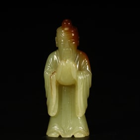 A piece of topaz from the Qing Dynasty