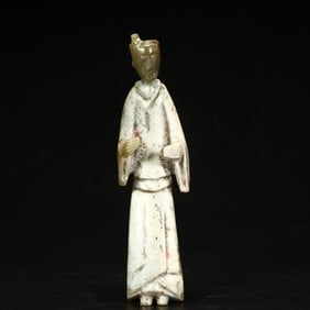 A Han Dynasty jade man