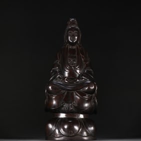 A statue of Guanyin in the Qing Dynasty