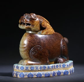 A Qing Dynasty Luduan smoker