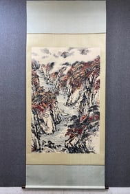 A landscape map of Guan Shanyue