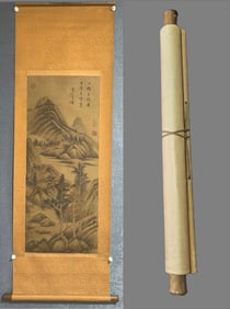 A landscape map of Dong Qichang