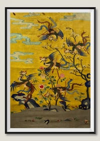 A piece of phoenix silk