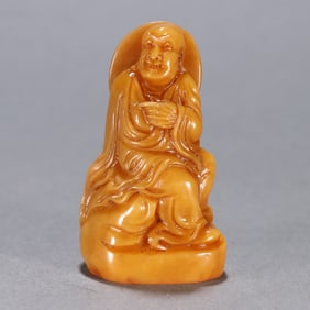 A monk Yanyin Tian Huang Luohan button seal