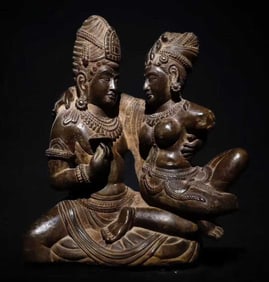 A bluestone art statue of Karlakh