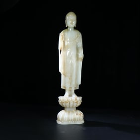 A jade Buddha statue of the Northern Qi Dynasty in the Han Dynasty