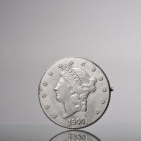 A 20th-century cupronickel gilt silver queen hunting pocket watch