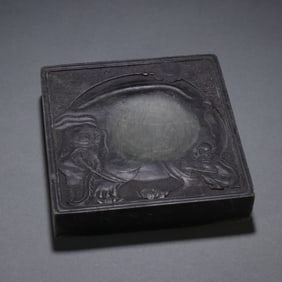 A piece of stone washing elephant inkstone