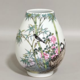 A Song Ru kiln sky blue chicken head pot