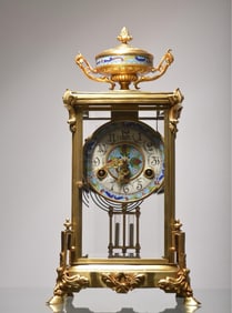 A 19th-century French copper-gilt enamel Siming Dynasty bell