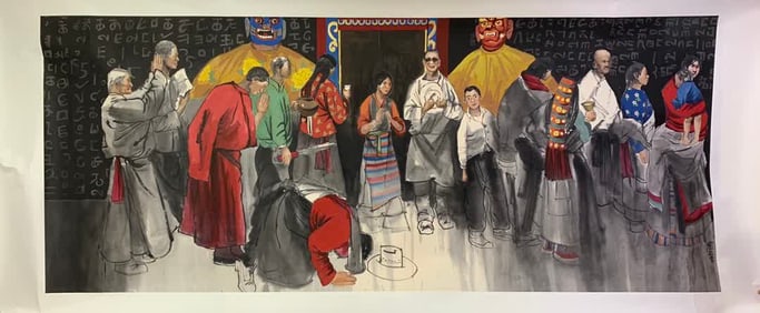 A painting by Shi Guoliang