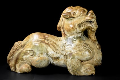 A Han Dynasty jade beast
