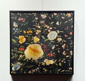 A Qianlong year cloisonné dragon pattern hat top incense burner ornament