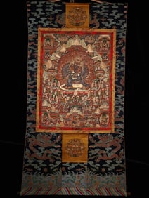 A Ming Dynasty thangka "Great Weide King Kong"