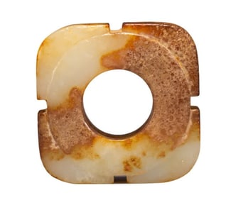 A piece of ancient jade jade wall