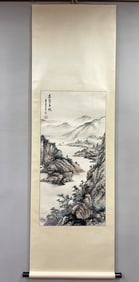 A picture of Dong Shouping's Jialing Spring Dawn