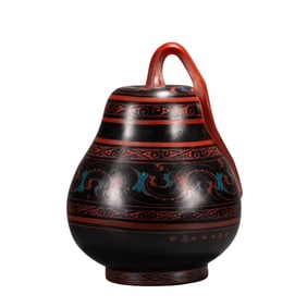 A Tang Dynasty lacquerware jar