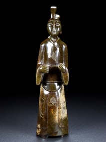 A Han Dynasty jade man