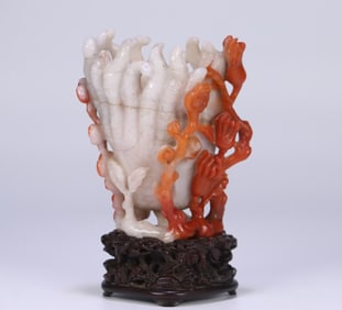 A Qing Dynasty old southern red bergamot tea ornament