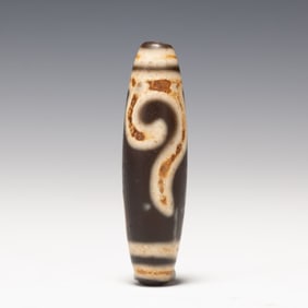 A piece of Qing Dynasty Dzi