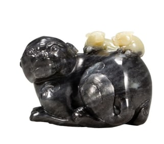 A Qing Dynasty Hetian jade ornament