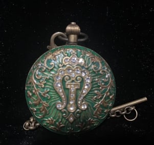 A double-open pocket watch