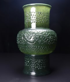 A piece of Qing Dynasty Hetian jade statue