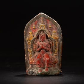 A piece of Qing Dynasty Tibetan mud rubbing