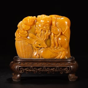 A Qing Dynasty Tian Huang figure ornament
